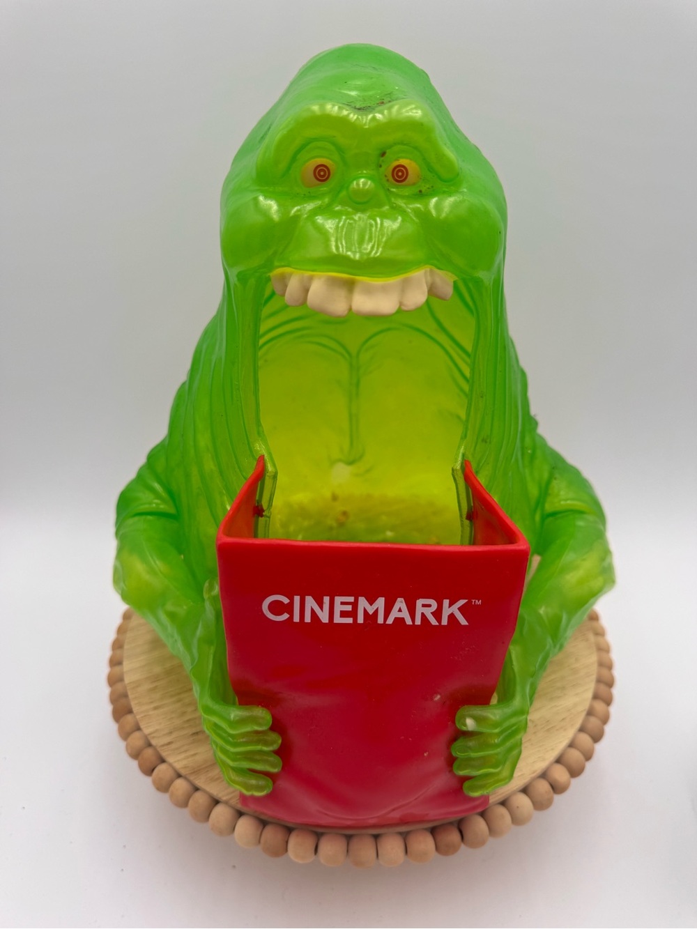 Cinemark Toy Ghostbusters Movie popcorn Holder - Green